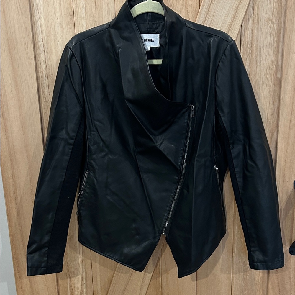 BB Dakota Women's Black Leather Jacket